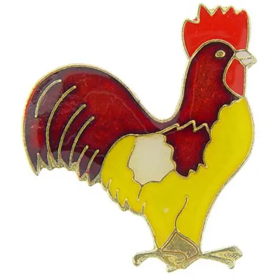 Rooster Pin 1" {1}