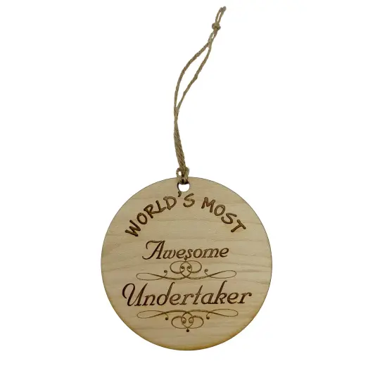 Worlds most Awesome Undertaker - Ornament {1}