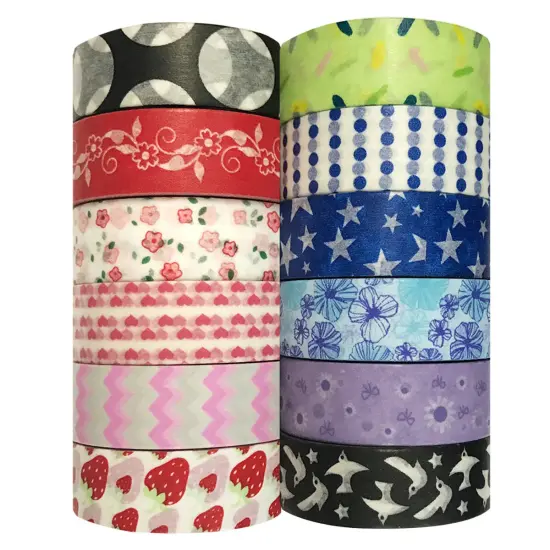 Wrapables WPSET70 Washi Masking Tape Collection (Set of 12) {2}