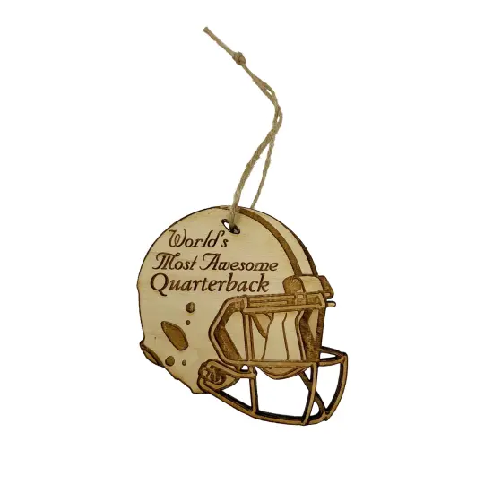 Worlds most Awesome Quarterback - Ornament {1}