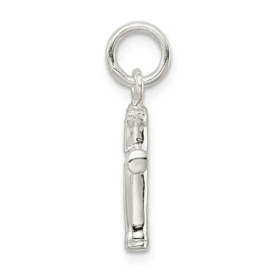 Sterling Silver Cross Charm Jewerly 17mm x 10mm {3}