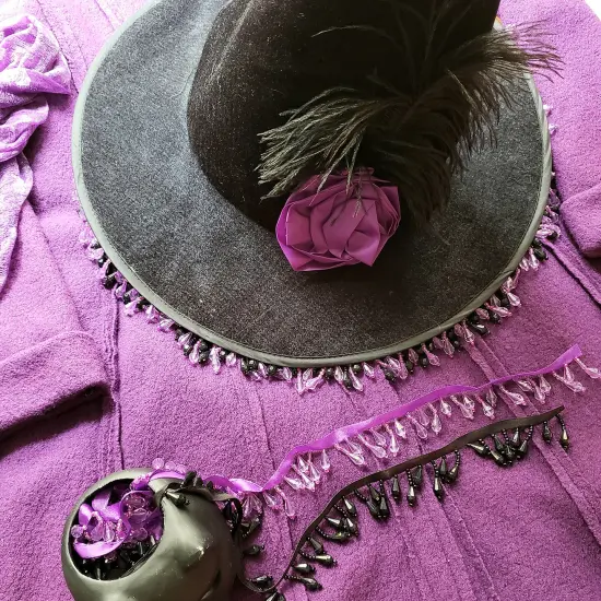 5 yards of Joanne Beaded Teardrop Fringe Trim | 5 yard cut Silver {4}