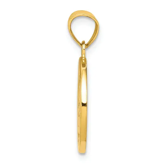 10K Gold Nativity Charm Pendant Jewelry 20mm x 13mm {3}