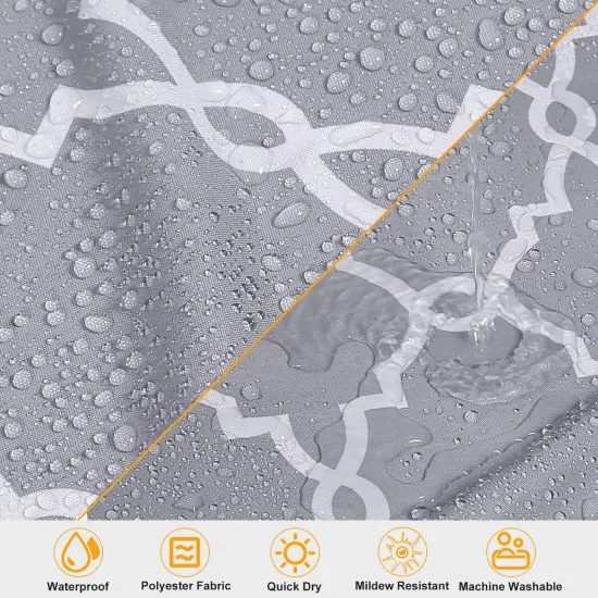 Eggracks by Global Phoenix Shower Curtain Waterproof 70x70' Inches Bathroom Shower Drape Liner Print Polyester Fabric Bathroom Curtain {4}