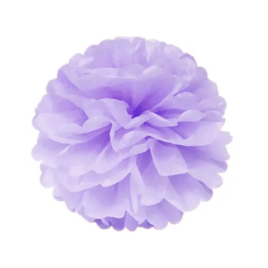 Wrapables Set of 12 Tissue Pom Pom Party Decorations for Weddings, Birthday Parties Baby Showers and Nursery Decor, Lavender/Bright Purple/Hot Pink/Pink {4}