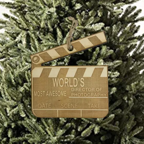 Worlds most awesome Director of Photography - Ornament Raw Wood {2}