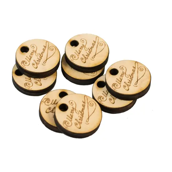 Merry Christmas Present Tag x8 {1}