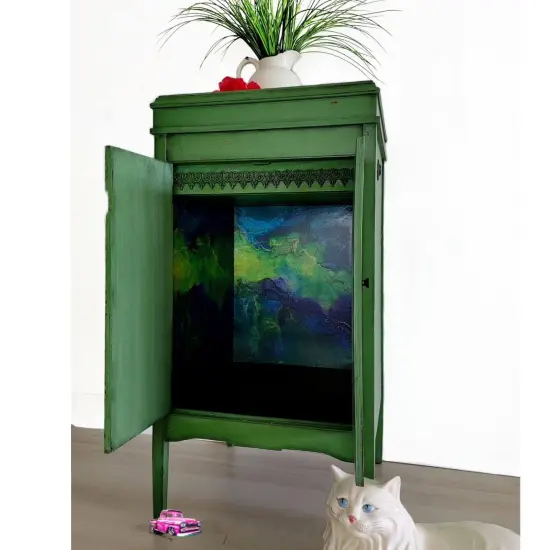 Dreamy Jewels - Green - Decoupage & Mixed Media Art Paper (small) {2}