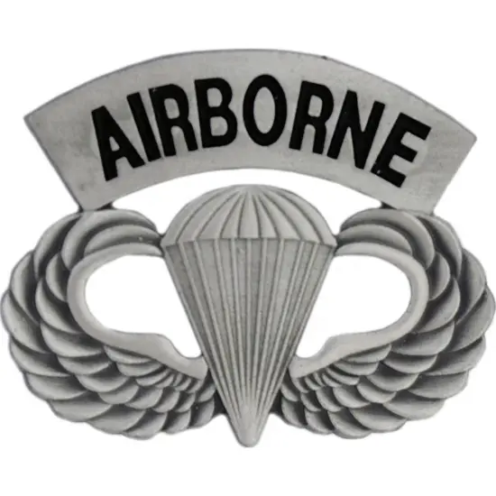 U.S. Army Airborne Winged Parachute Pin 1 1/4" {1}