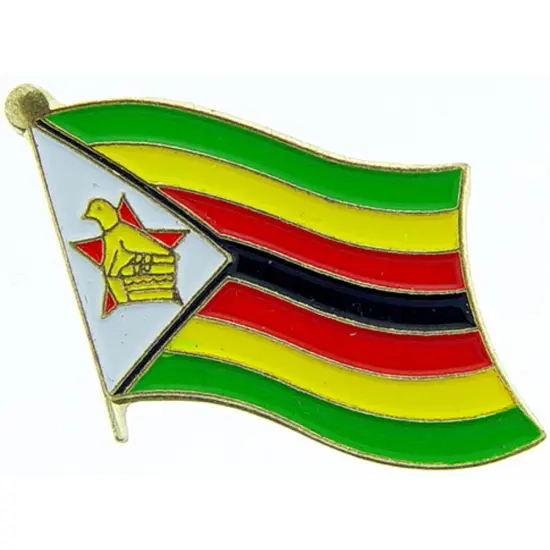 Zimbabwe Flag Pin 1" {1}