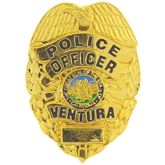 Ventura California Police Officer Badge Pin 1" {1}