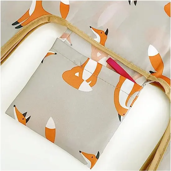 Wrapables JoliBag Collection Reusable Shopping Bag (Set of 6) Foxes, Fishies {11}