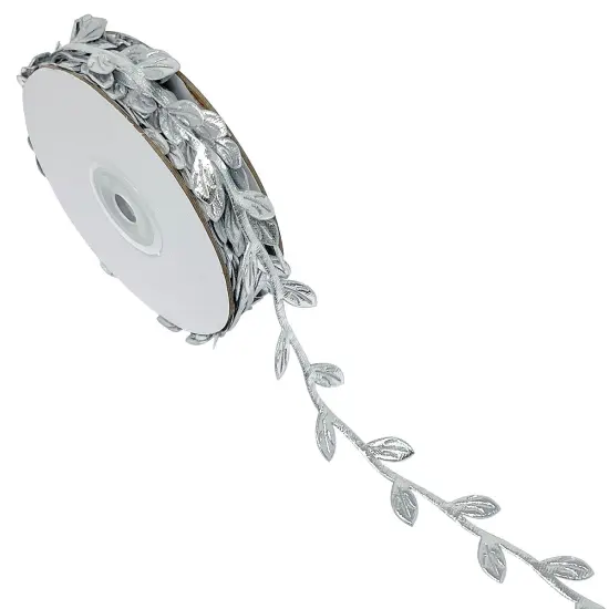 Wrapables Artificial Hanging Plants, Artificial Vines for Home & Party Decor, Wreaths, and DIY Arts & Crafts, 32.8 Feet Silver {1}