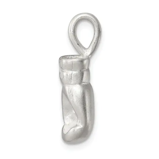 Sterling Silver Boxing Glove Charm Pendant FindingKing Jewerly 20mm x 8mm {1}