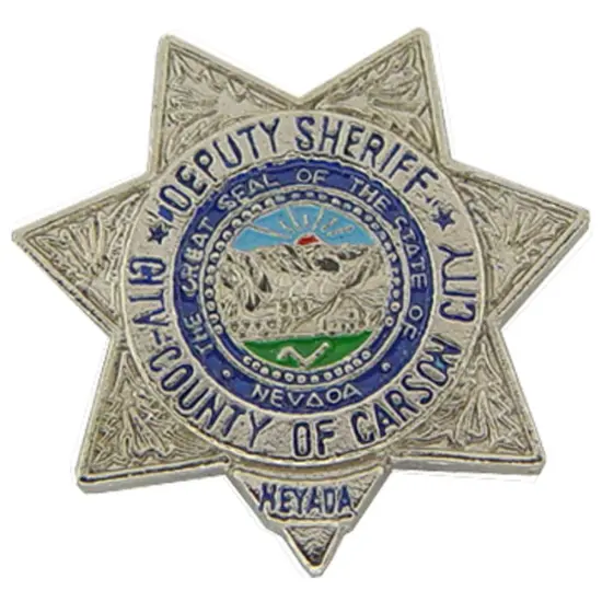 Carson City Nevada Deputy Sheriff Badge pin 1" {1}