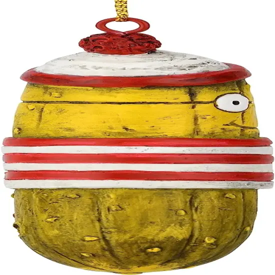 Tree Buddees Where's Pickle? Funny Hiding Pickles Christmas Ornament Tradition {5}