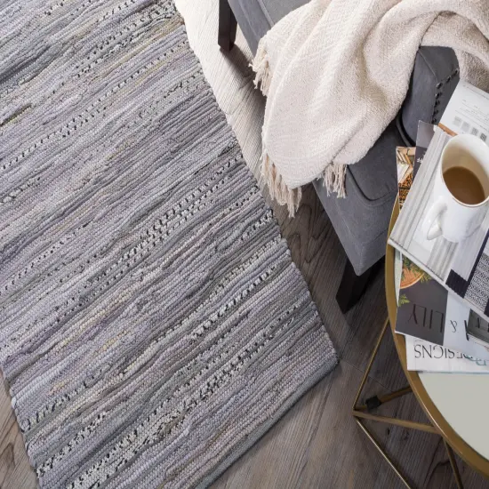 DII Multi Gray Rag Rug {2}