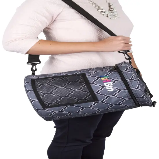 ArtBin Yarn Drum 12"X12.75"-Gray Print {5}