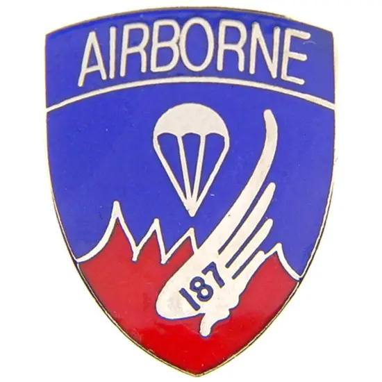 EagleEmblems P12283 PIN-Army,187TH A/B (Old) (1'') {1}