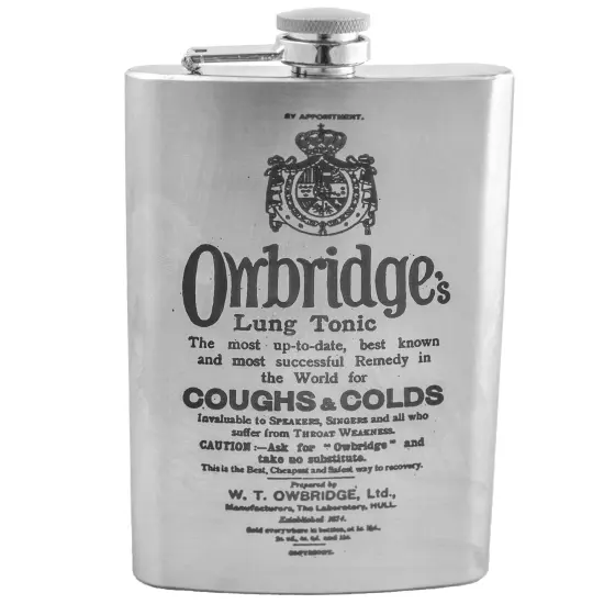 8oz Owbridge Stainless Steel Flask {1}