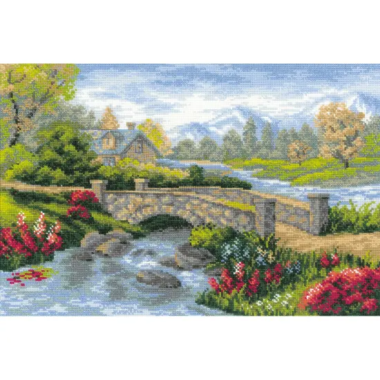 RIOLIS Counted Cross Stitch Kit 15"X10.25"-Summer View {3}