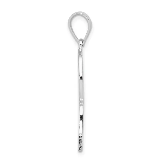 Sterling Silver Initial R Charm Jewerly 35mm x 15mm {2}