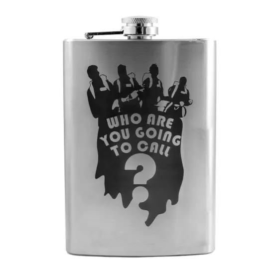 8oz Who Are You Going To Call Stainless Steel Flask {1}