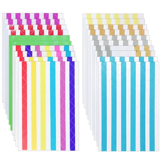 Wrapables Photo Corner Stickers, Photo Mounting Self Adhesives for DIY Crafts, Scrapbooking, Album, Diary 2040pcs Color {1}
