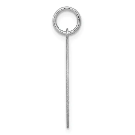 Sterling Silver Brocaded Initial Capital H Charm Jewerly 27mm x 20mm {4}