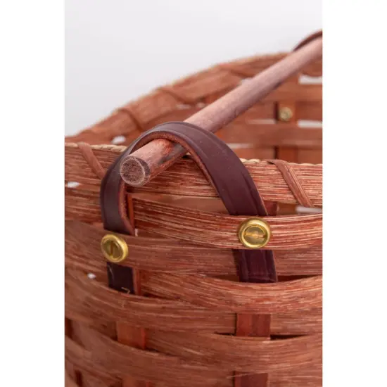 Lehman's Toilet Paper Roll Holder and Dispenser, Amish Made Handcrafted Woven Maple Toilet Paper Basket Holds 4 Rolls, 16.5 Inches High {7}