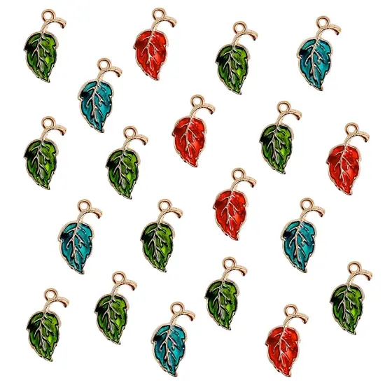 Wrapables Nature Charms for Jewelry Making Enamel Pendants, (Set of 20) (Set of 20), Hearts {7}