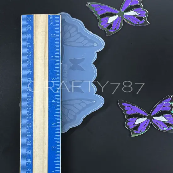 Butterfly Large Dangle Earring Silicone Mold (C8) {4}