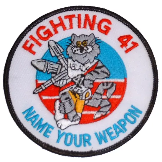 EagleEmblems PM5288 Patch-USN,Tomcat,Fight 41 (3'') {1}