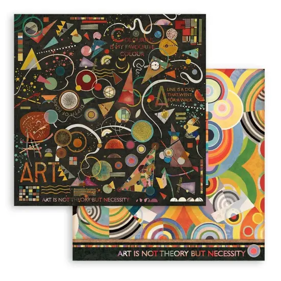 Stamperia Double-Sided Paper Pad 8"X8" 10/Pkg-Bauhaus, 10 Designs/1 Each {6}