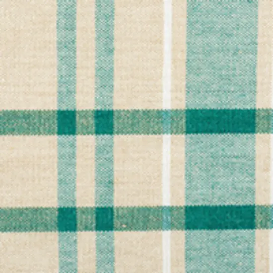 DII Teal French Stripe Tablecloth {3}