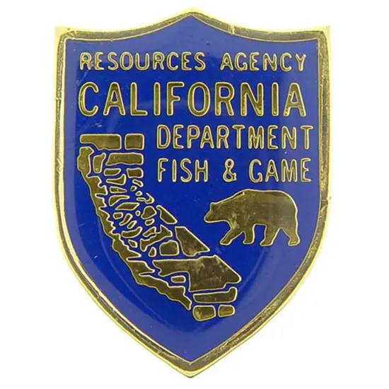 California Department of Fish & Game Pin 1" {1}