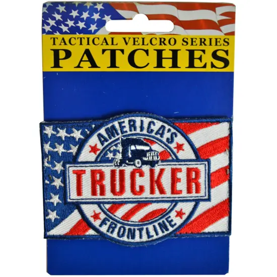 EagleEmblems PM3115V Patch-Frontline Truckers (Velcro) (3-1/4") {1}