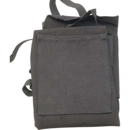 3 Pocket Black Canvas Bib Apron Work Shop Jewelers Workshop Hobby Tool 19" x 24" {2}