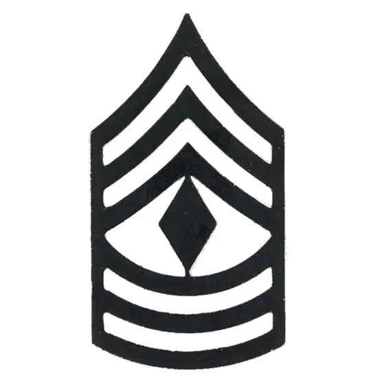 U.S.M.C. 1st Sergeant Rank Insignia Black {1}