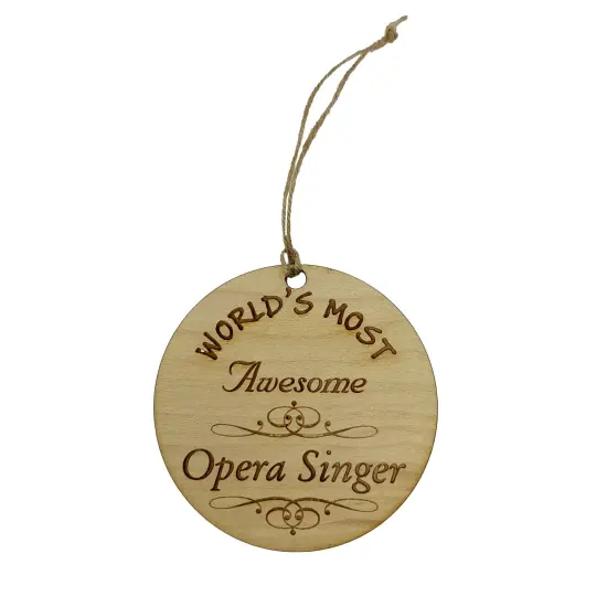 Worlds most Awesome Opera Singer - Ornament {1}