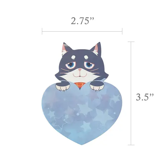 Wrapables Animal Hearts Sticky Notes (Set of 2) Pig, Fox, Owl {8}