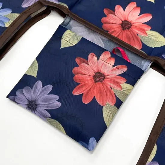 Wrapables JoliBag Collection Reusable Shopping Bag (Set of 2) Colorful Daisies {4}