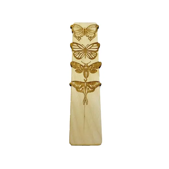 Bookmark - Moth and Butterfly - Bookmark {1}