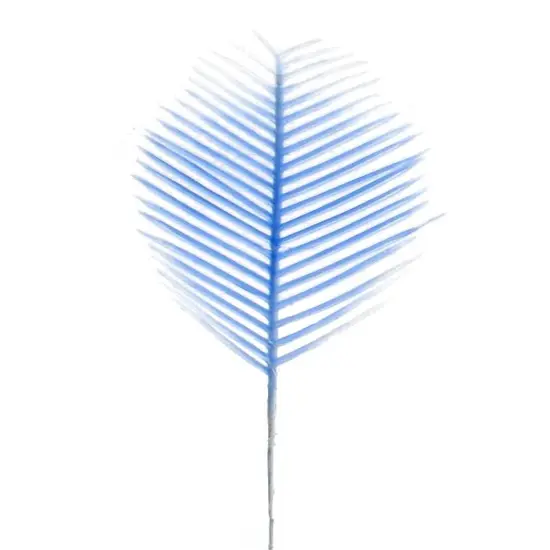 6" Cycus Blue White - 5 Pieces, Lifelike Artificial Foliage for Floral Arrangements, Home Decor, Weddings, and Craft Projects - Versatile and Durable - Floral Home by Artificial Flowers {1}