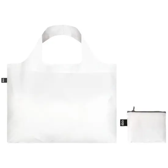 LOQI Puro Reusable Shopping Bag, Chalk {2}