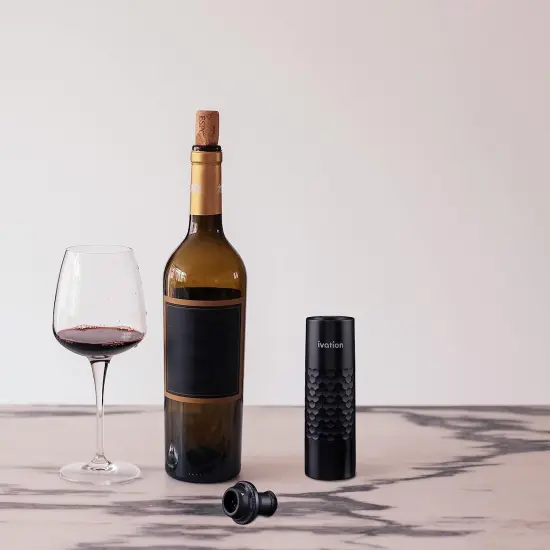 Ivation Rechargeable Wine Pump with Wine Bottle Stopper / Wine Bottle Sealer {5}