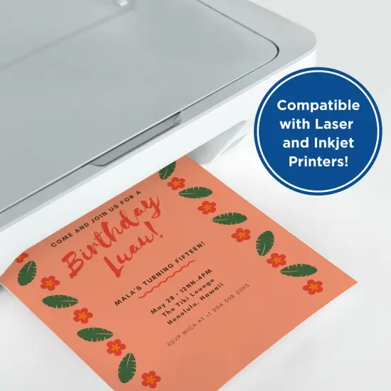 Printworks Tropical Cardstock, Includes Cherry, Coral, Green, Yellow and Teal Cardstock, 8 &frac12;&rdquo; x 11&rdquo;, 200 Sheets (00663) {5}