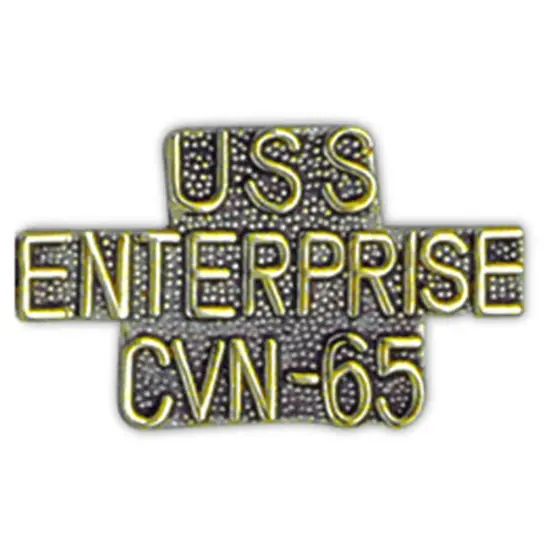 U.S. Navy USS Enterprise CVN-65 Pin 1" {1}