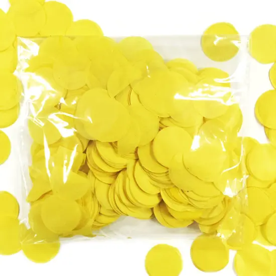 Wrapables Round Tissue Paper Confetti, 1" (Maize) {2}