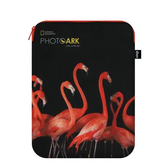 LOQI National Geographic Laptop Cover, Flamingos, One Size {2}